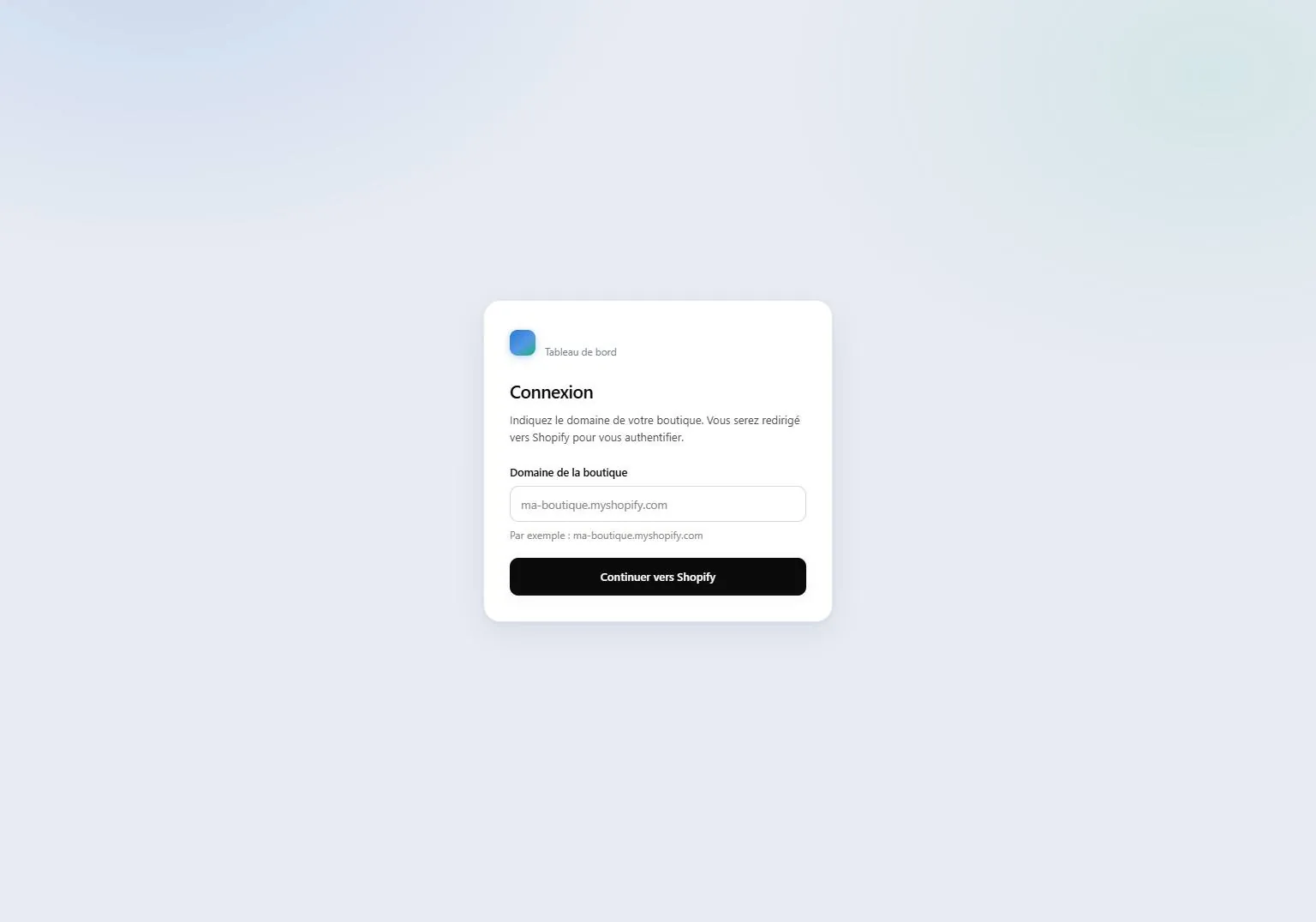 Aperçu 1 — Tableau de bord Shopify — piloter les ventes de plusieurs boutiques d’un coup d’œil