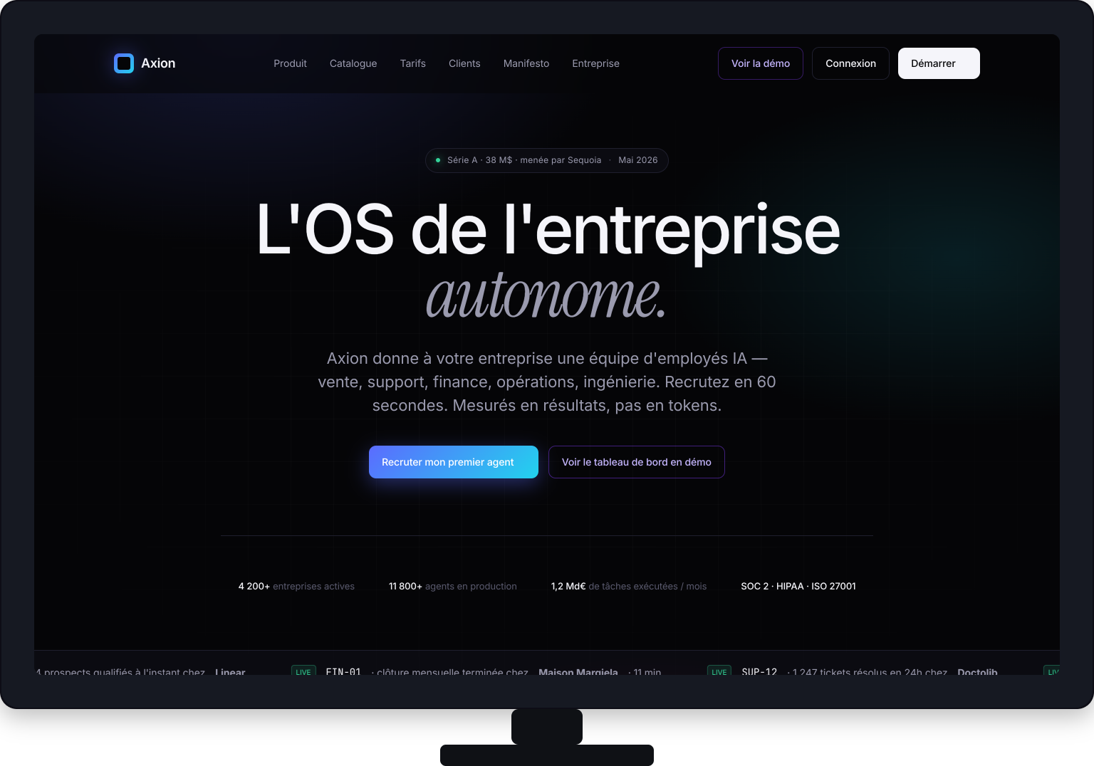 Novakou AI — L'assistant IA autonome qui déploie des agents métier