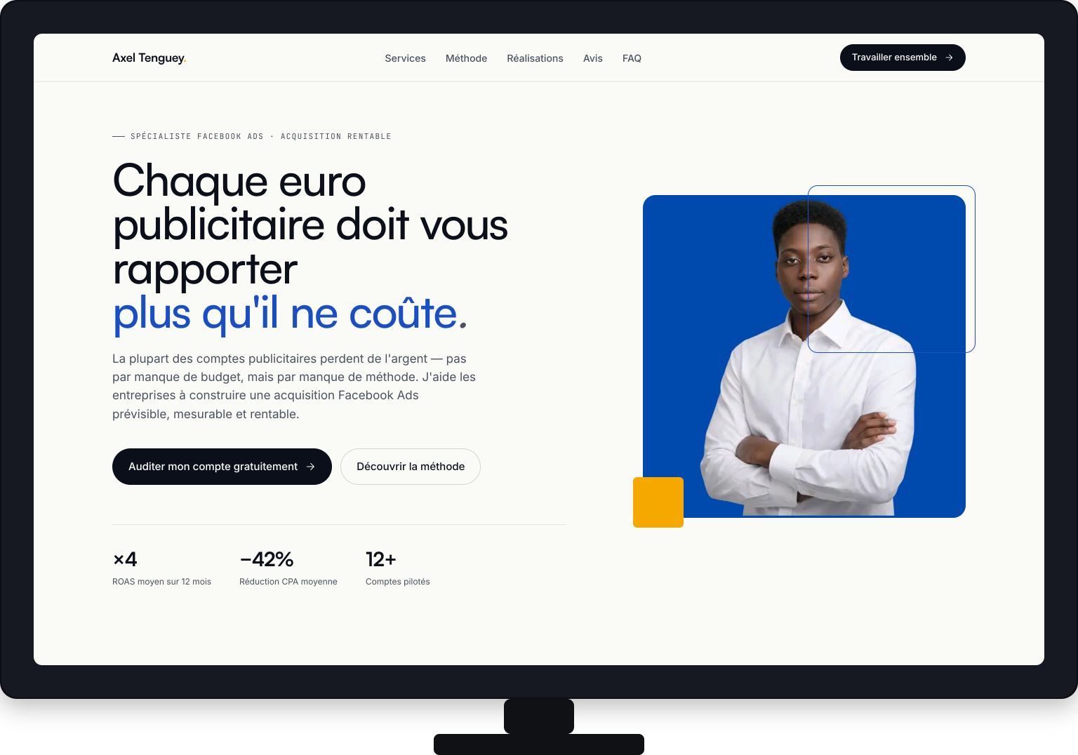 Axel Tenguey — Transformer chaque euro Facebook Ads en profit mesurable